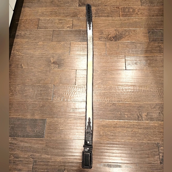 Men's Hecho En Mexico Leather Belt Size 42 - Picture 2 of 10